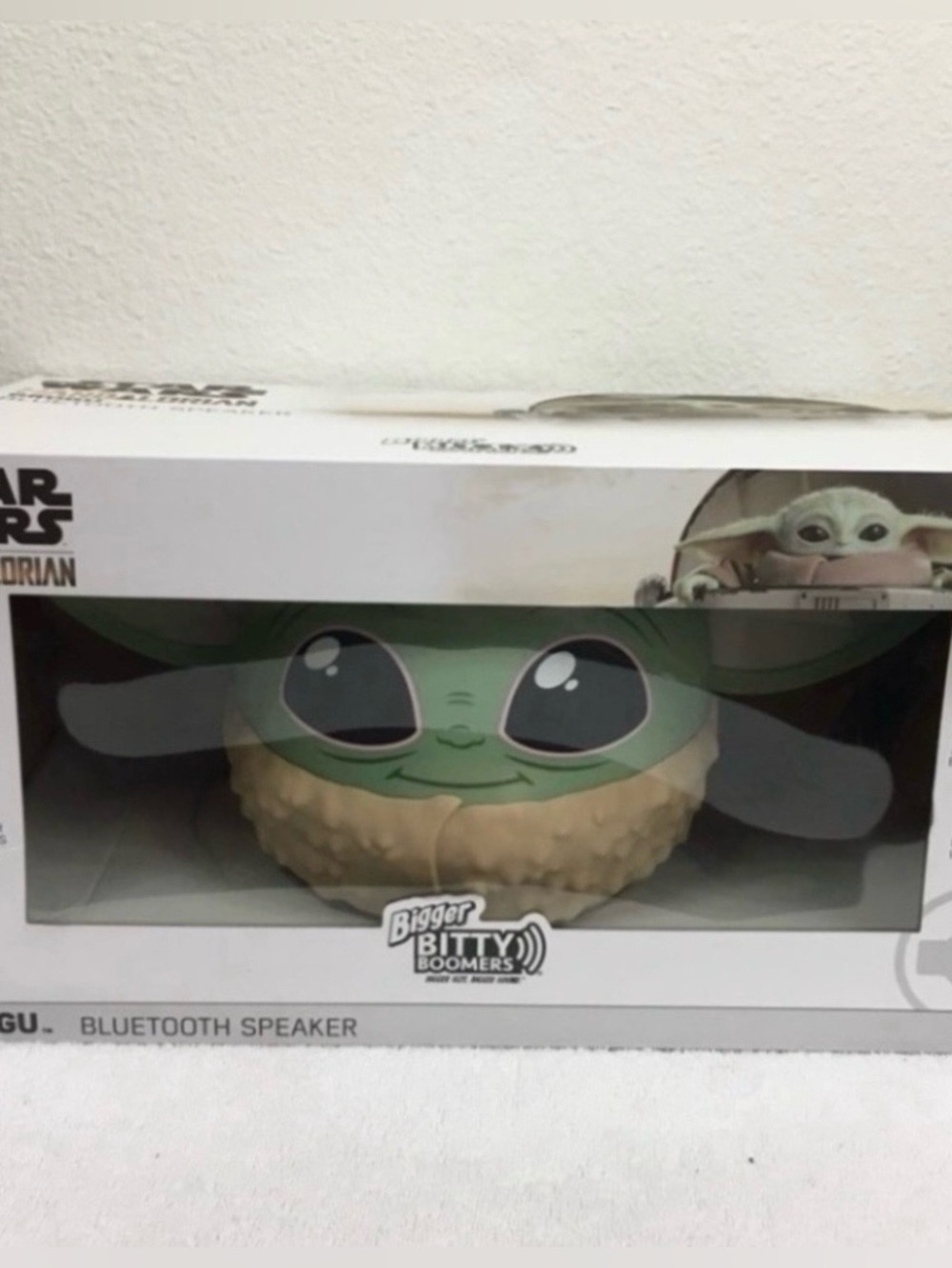 NWT New Bigger BITTY BOOMERS 8" Grogu Bluetooth Speaker Star Wars Mandalorian
